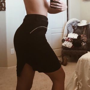 7 For All Mankind Black Skirt